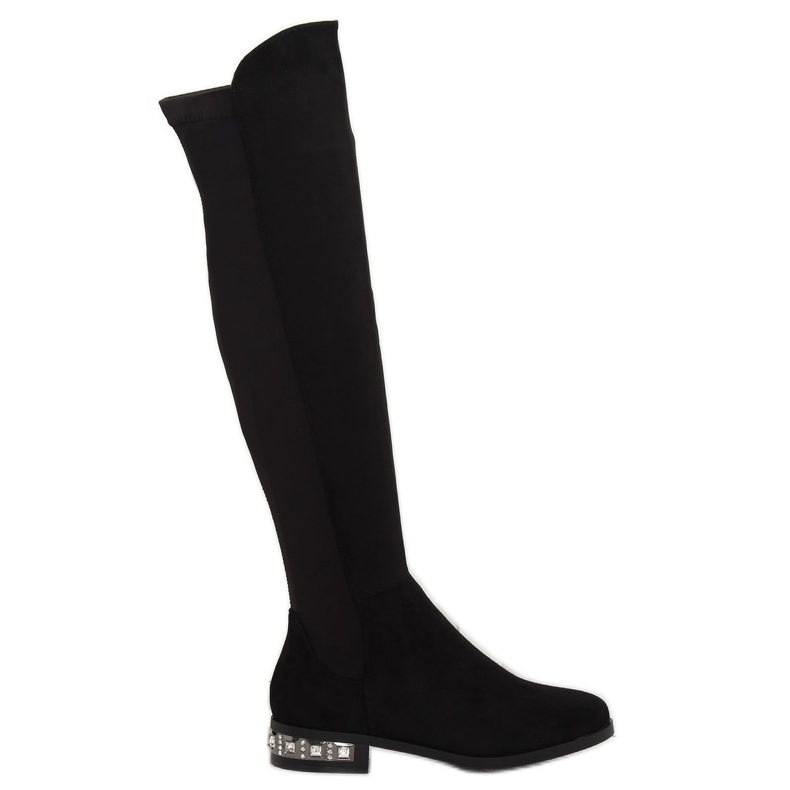 Women's black thigh boots 0-236 Black