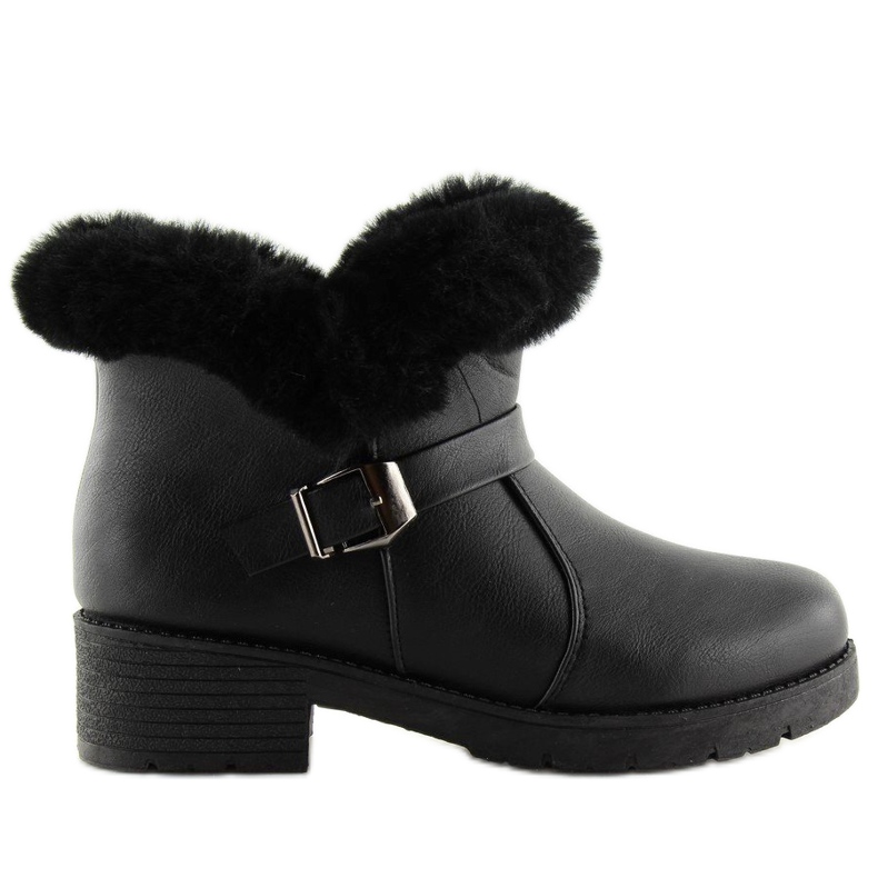 Black Women's black boots SJ1820-1 Black Black Women's black boots SJ1820-1 Black