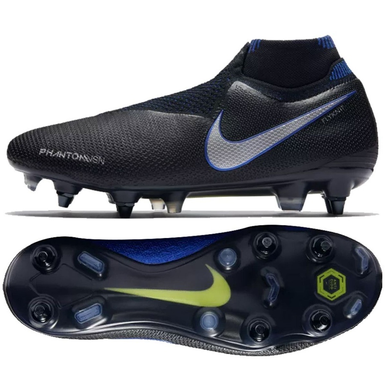 Nike Phantom Vsn Elite Df Sg Pro Ac M AO3264-004 football shoes black black