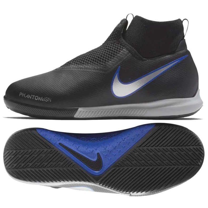 Indoor shoes Nike Phantom Vsn Academy Df Ic Jr AO3290-004 black black
