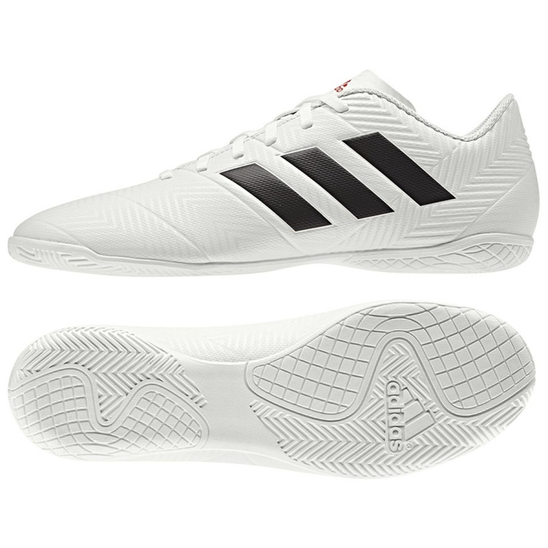 Indoor shoes adidas Nemeziz 18.4 In M D97996 white white Indoor shoes adidas Nemeziz 18.4 In M D97996 white white