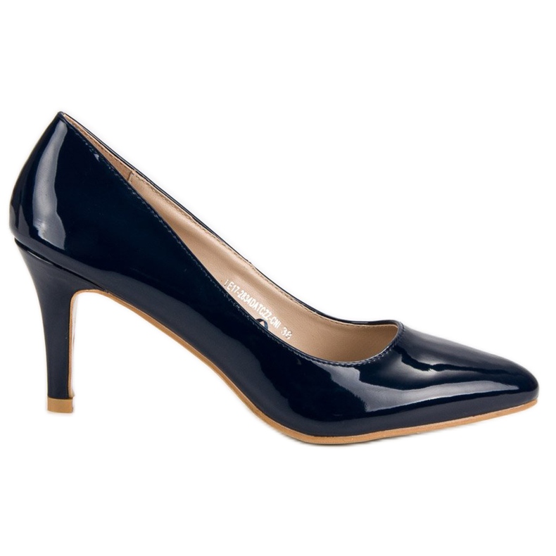 VINCEZA navy blue pumps