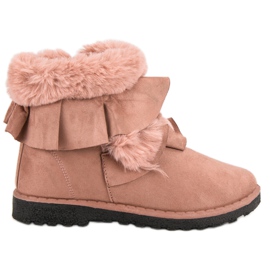 Seastar Powder Boots With Frill pink