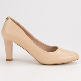 Pumps On The VINCEZA pillar brown