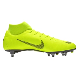 Nike Mercurial Superfly 6 Academy Sg Pro M AH7364-701 football shoes multicolored yellow Nike Mercurial Superfly 6 Academy Sg Pro M AH7364-701 football shoes multicolored yellow