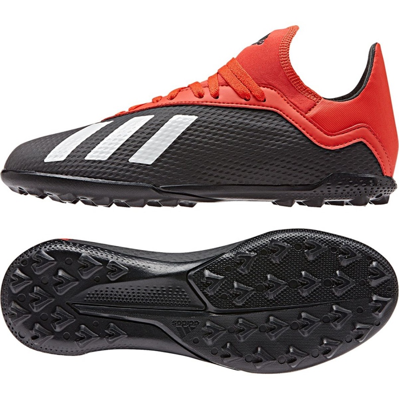 Adidas X 18.3 Tf Jr BB9402 football boots black black
