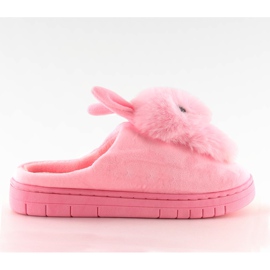 Women's pink slippers bunnies MA01 Pink