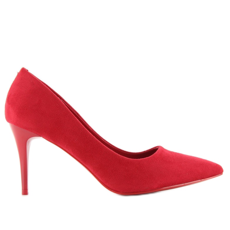 Stilettos on a comfortable red heel LL-88p Red