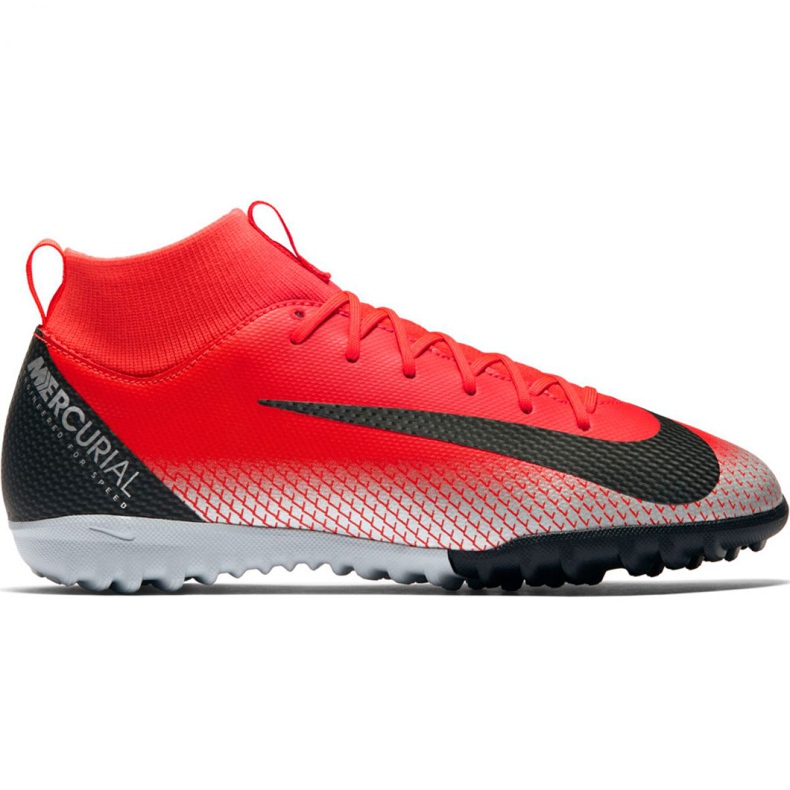 Nike Mercurial Superfly X 6 Academy Gs CR7 Tf Jr AJ3112-600 football shoe red red