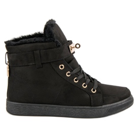 Suede High Sneakers black