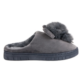 Comfortable slippers grey