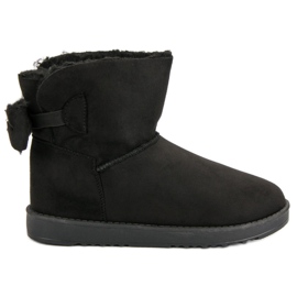 Black Mukluki With A Bow