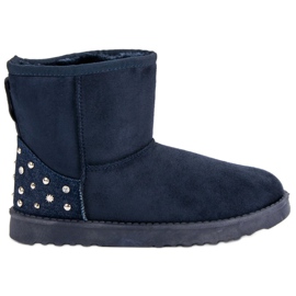Navy Blue Mukluki With Jets