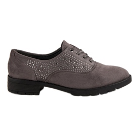 Gray Suede Shoes grey