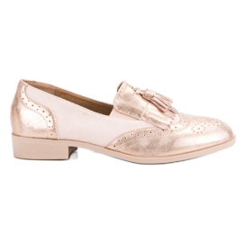 Tina&Co Loafers with fringes pink