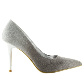 Heels iridescent gray ombre LE053P Gray grey