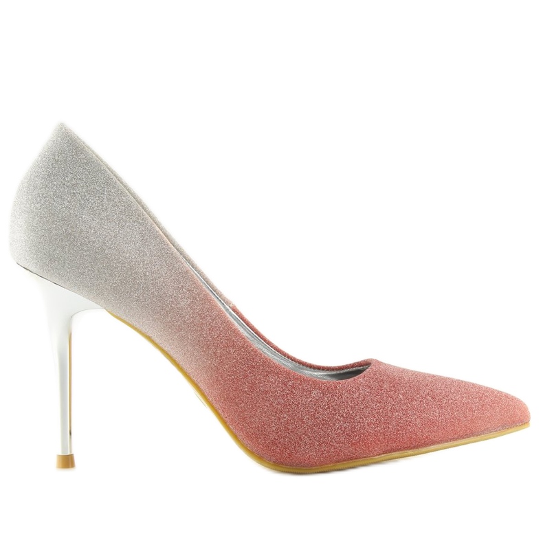 Heels iridescent pink-gray ombre LE053P Pink