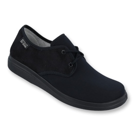 Befado men's shoes pu 990M001 black navy blue