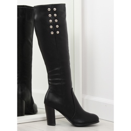 Black high heels 7330-PA Black