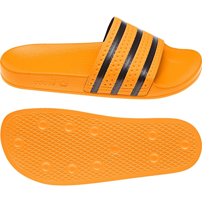 Adidas Originals Adilette Slides U CQ3099 black orange Adidas Originals Adilette Slides U CQ3099 black orange