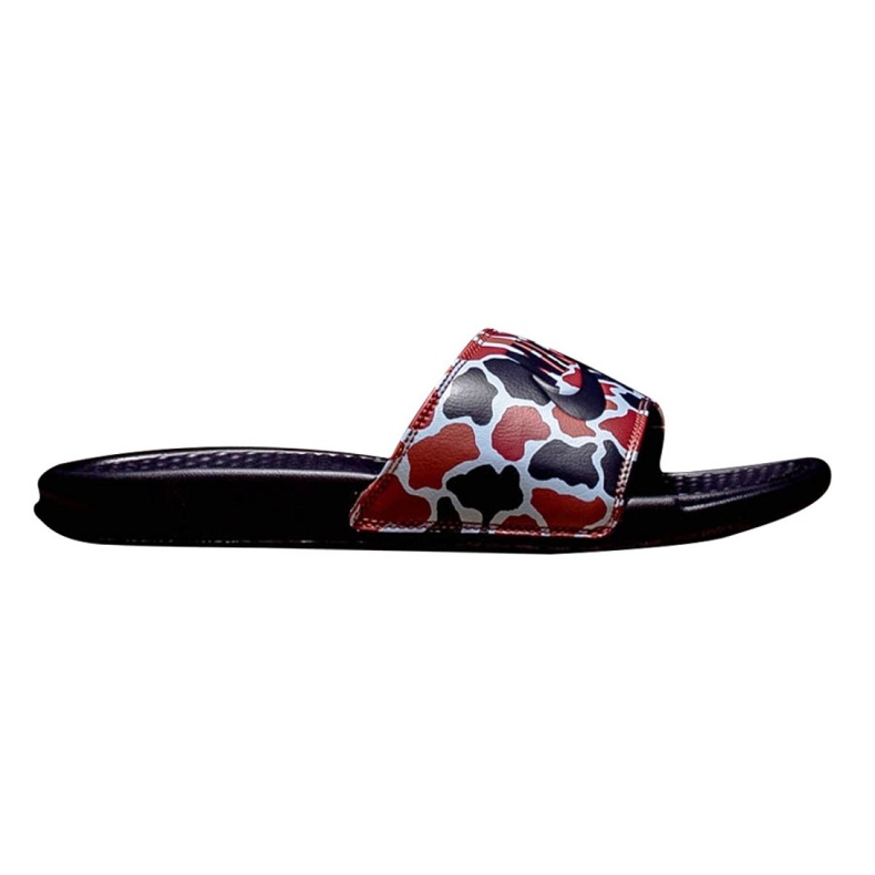 Nike Benassi Just Do It Print 631261-405 Slide black multicolored