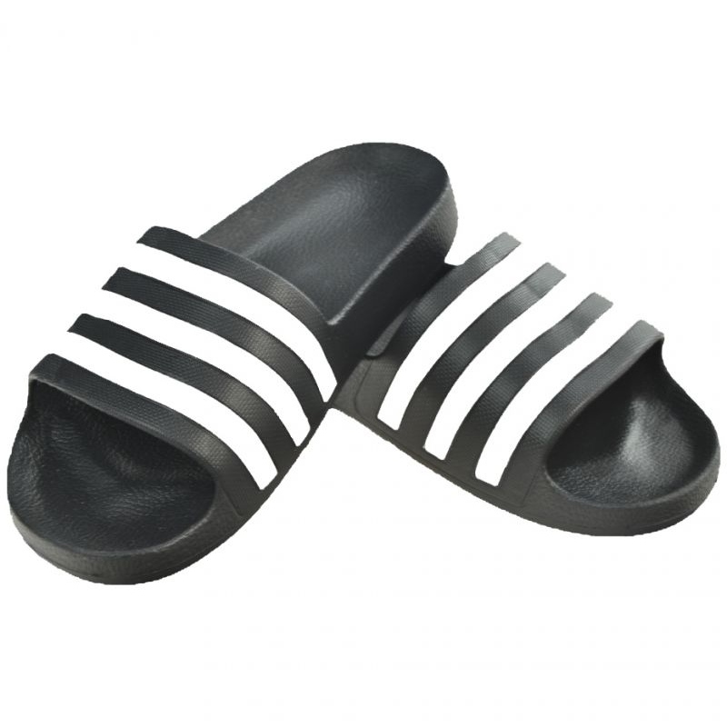 Adidas Adilette Aqua F35543 slippers white black - KeeShoes