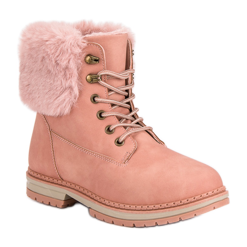 SDS Pink Trappers With Fur