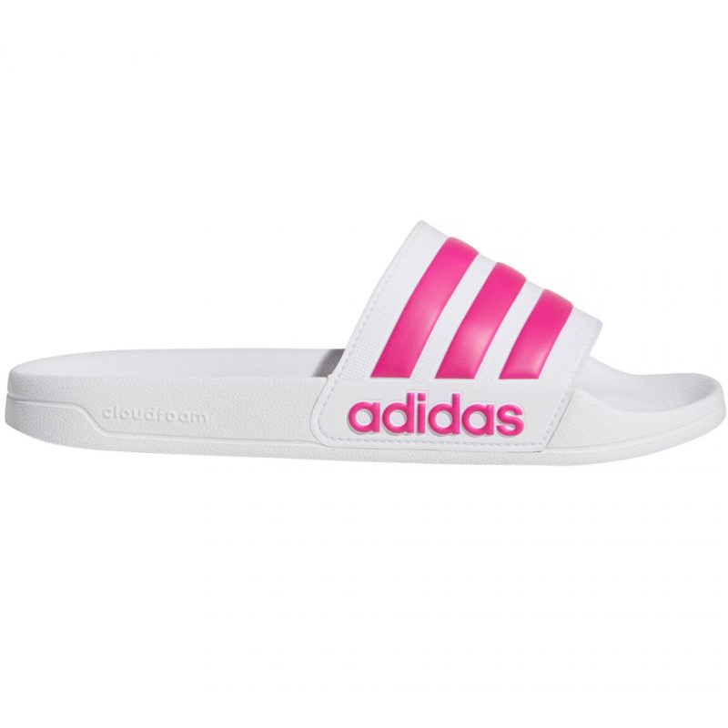 Adidas adilette best sale cloudfoam pink