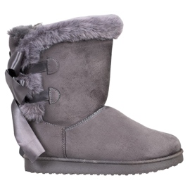 High Mukluki With Bows grey High Mukluki With Bows grey