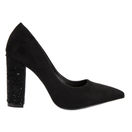 Bestelle Black Pumps With Crystals