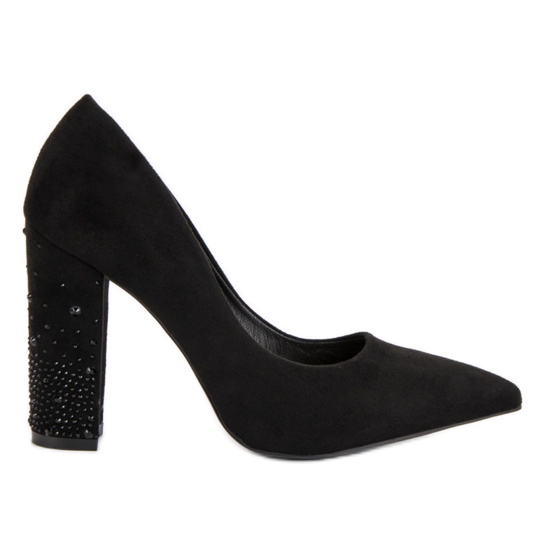 Bestelle Black Pumps With Crystals