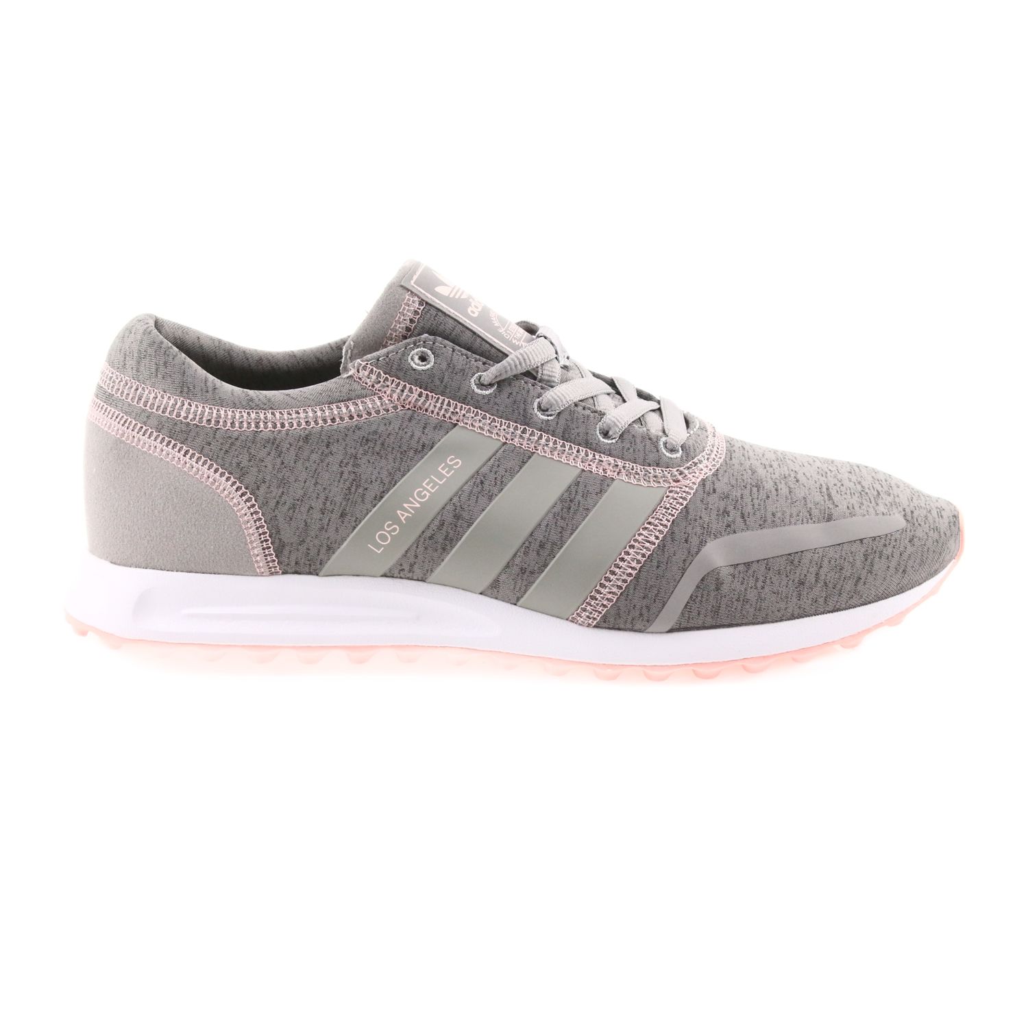 Shoes adidas ORIGINALS Los Angeles W grey pink - ButyModne.pl
