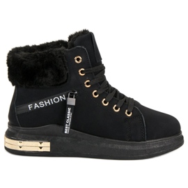 Insulated High Sneakers black