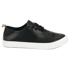 Tied Sneakers black