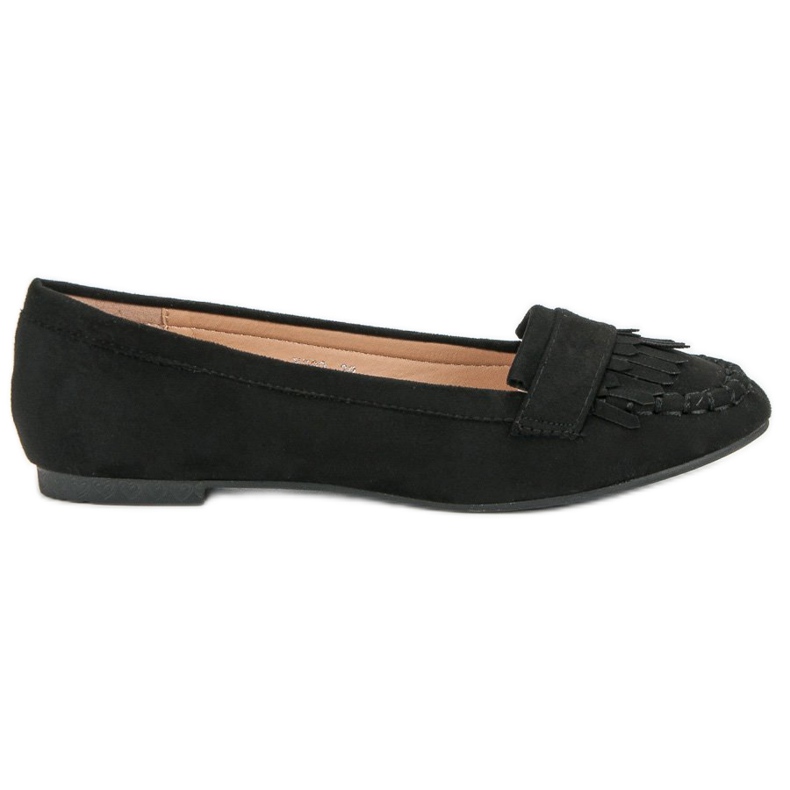 Small Swan Classic black loafers
