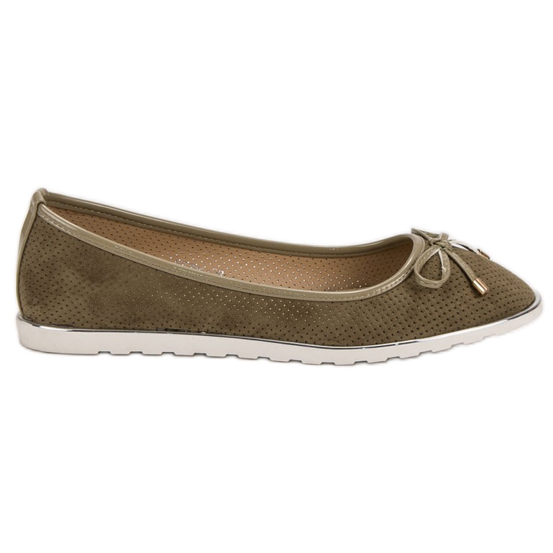 Small Swan Green ballerinas