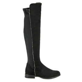 Bestelle Flat Heel Boots black