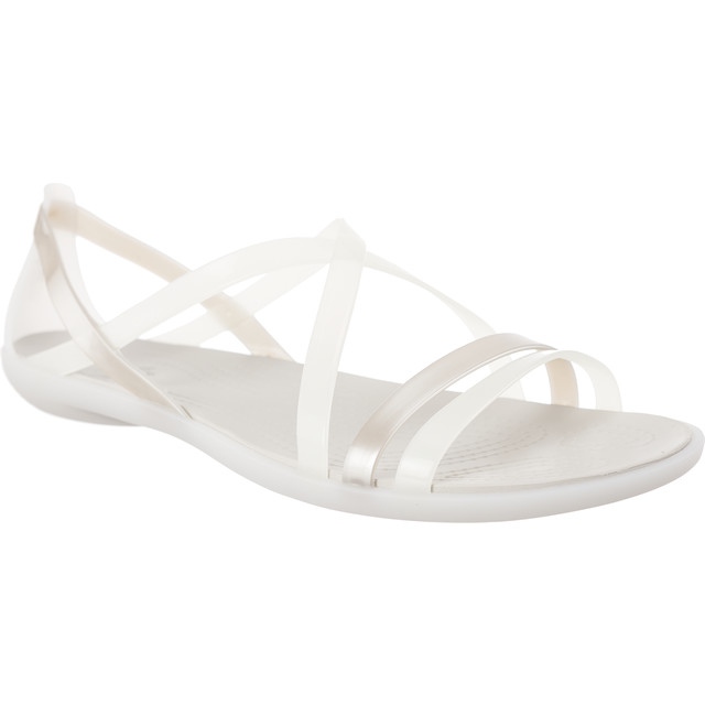 Crocs Isabella Strappy Sandal Oyster Pearl White