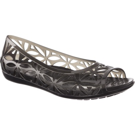 Crocs Isabella Jelly II Flat Black Black