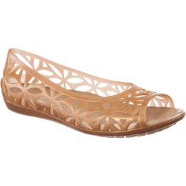 Crocs Isabella Jelly II Flat Dark Gold Gold multicolored