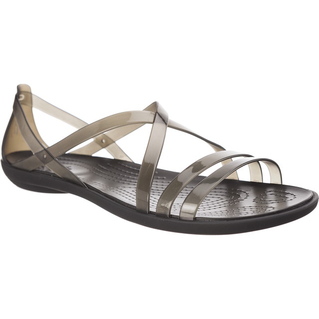 Crocs Isabella Strappy Sandal Black Light Gray