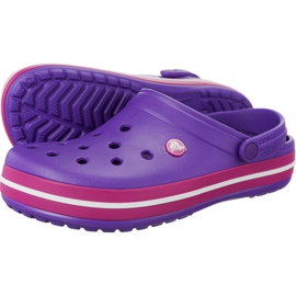 Crocs Crocband Neon Purple Candy Pink multicolored