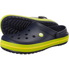Crocs Crocband Navy Volt Green Lemon