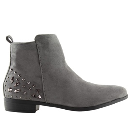 Gray Jodhpur boots MB188-112 Gray grey