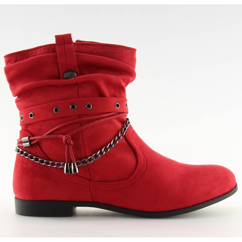 Boots red sashes 3767 Red