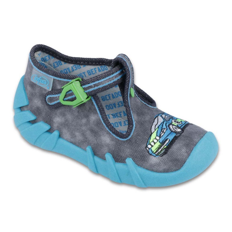 Befado children's shoes 110P344 blue grey