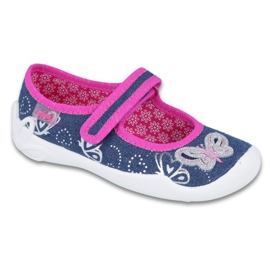 Befado children's shoes 114X334 pink navy blue