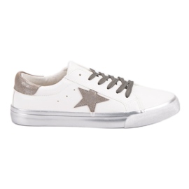 Stylish Low Sneakers white multicolored Stylish Low Sneakers white multicolored