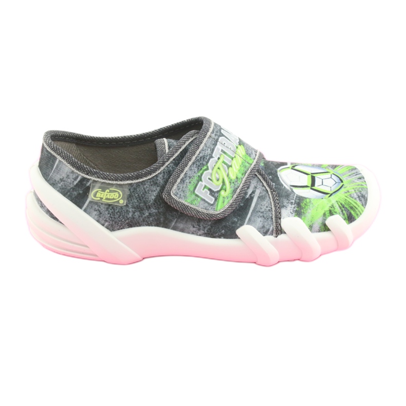 Befado children's shoes 273Y254 grey green Befado children's shoes 273Y254 grey green