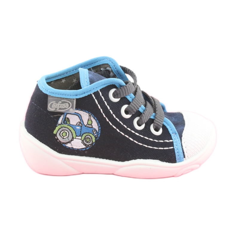 Befado children's shoes 218P057 blue navy blue